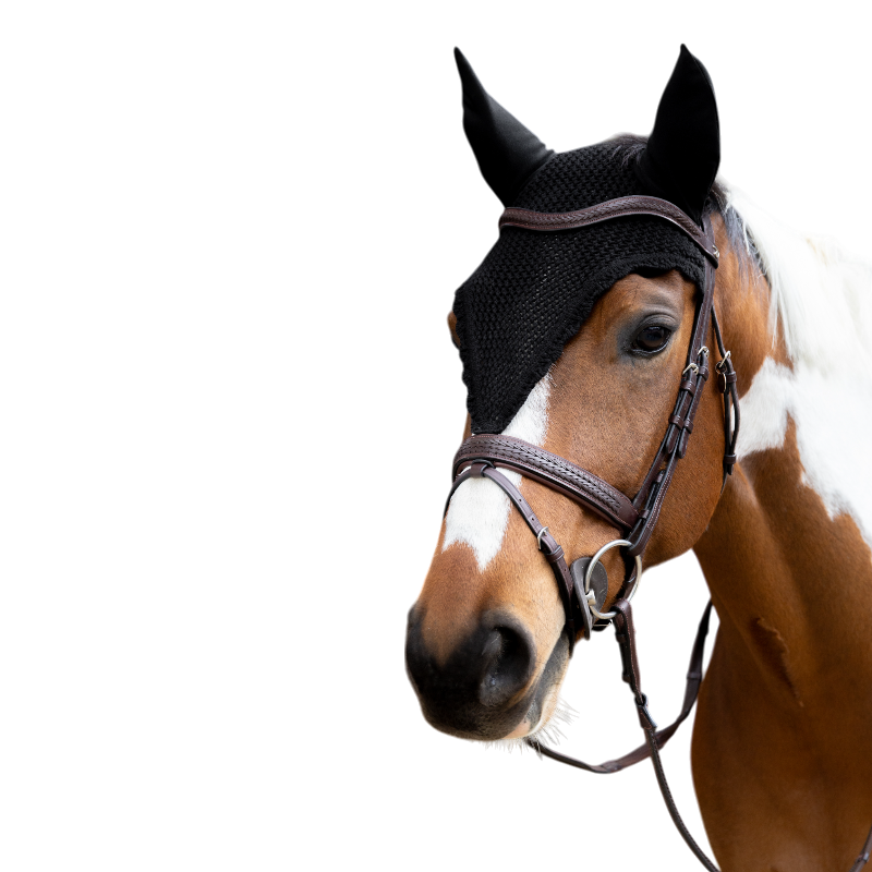 Kentucky Horsewear - Bonnet anti-bruit long noir