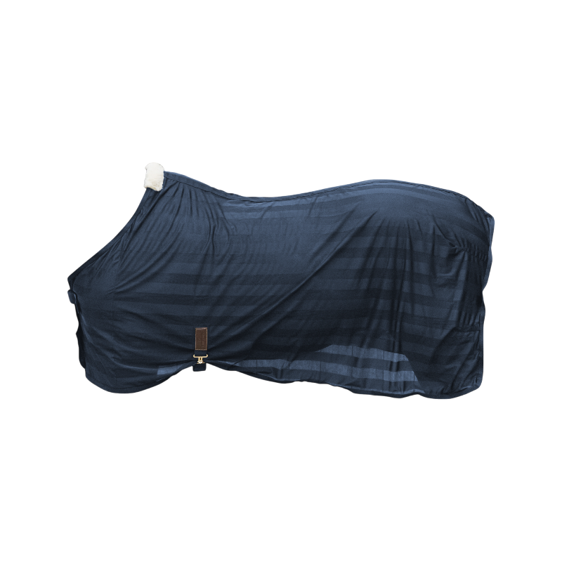 Kentucky Horsewear - Couverture anti-mouches légère rayée marine | - Ohlala