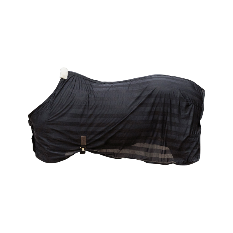 Kentucky Horsewear - Couverture anti-mouches légère rayée noir