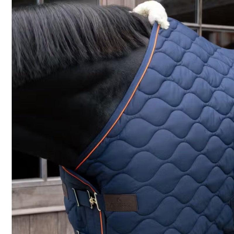 Kentucky Horsewear - Couverture d'écurie Wave marine 160g | - Ohlala