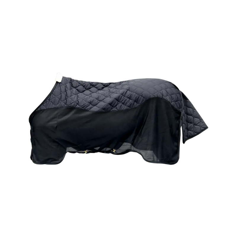 Kentucky Horsewear - Couverture polaire Transport Combo Cooler Fleece noir | - Ohlala