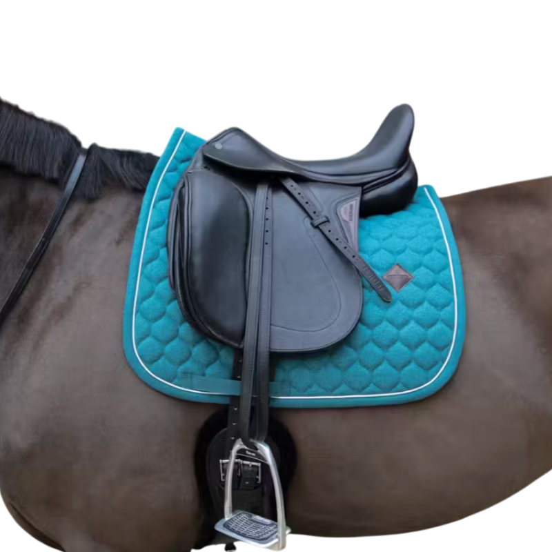 Kentucky Horsewear - Tapis de dressage Melange vert emeraude | - Ohlala