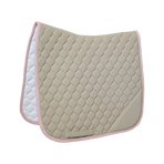 Kentucky Horsewear - Tapis de dressage Softshell Onion Quilt beige/ vieux rose | - Ohlala