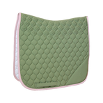 Kentucky Horsewear - Tapis de dressage Softshell Onion Quilt kaki/ vieux rose | - Ohlala