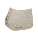 Kentucky Horsewear - Zadeldek gevlochten imitatiebont oud beige | - Ohlala