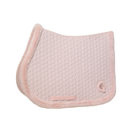 Kentucky Horsewear - Zadeldek gevlochten imitatiebont oud roze | - Ohlala