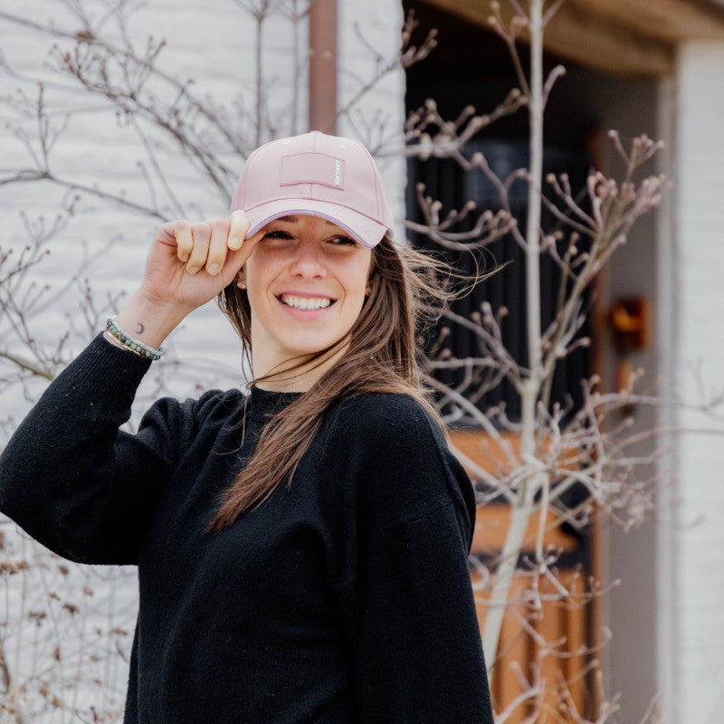 Kentucky Horsewear - Casquette Rubber logo vieux rose | - Ohlala