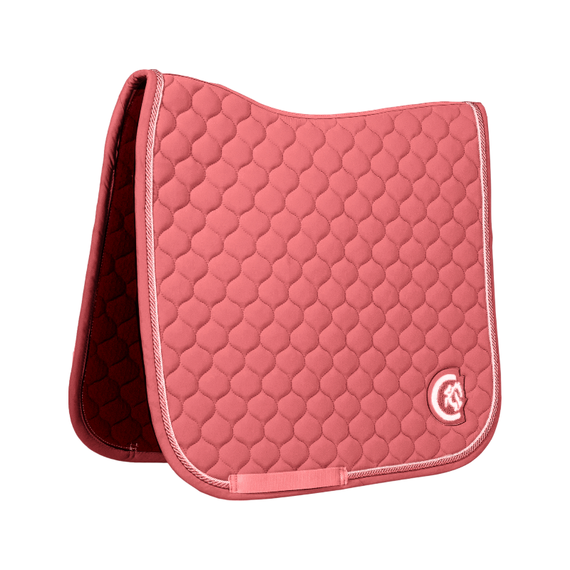 Kentucky Horsewear - Tapis de dressage 3D logo Onion Quilt fuchsia