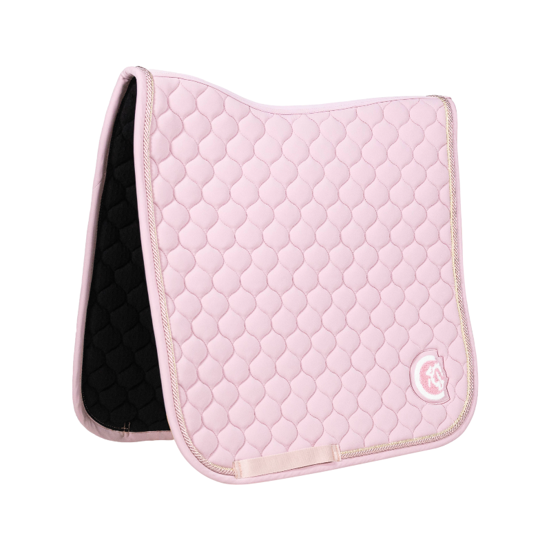Kentucky Horsewear - Tapis de dressage 3D logo Onion Quilt rose clair