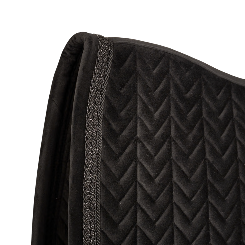 Tapis de dressage Velvet Fishbone glitter noir - Kentucky Horsewear