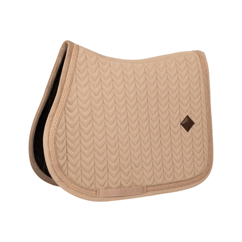 Tapis de selle Velvet Fishbone glitter beige - Kentucky Horsewear