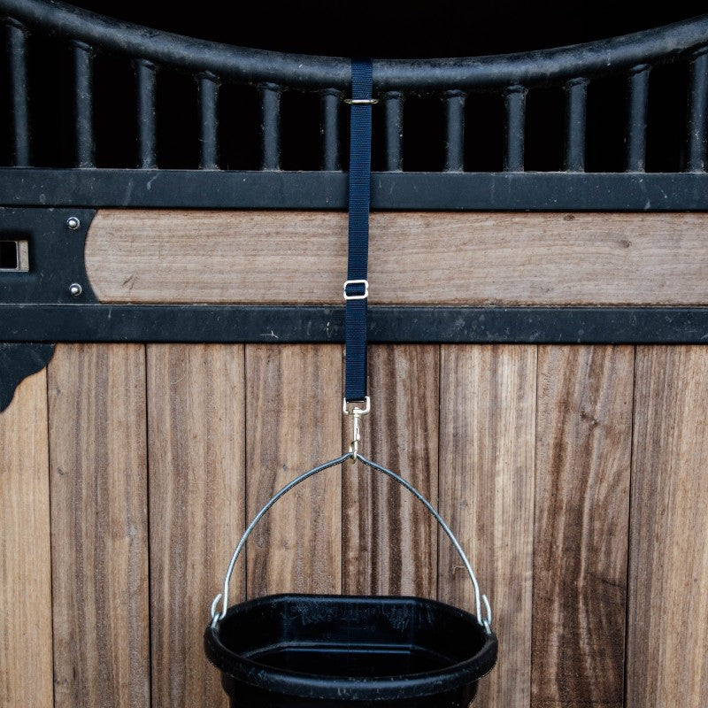 Kentucky Horsewear - Lanière d'attache longue nylon marine | - Ohlala