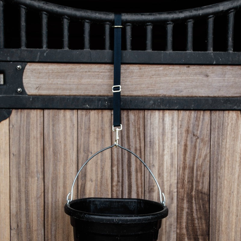 Kentucky Horsewear - Lanière d'attache longue nylon noir | - Ohlala