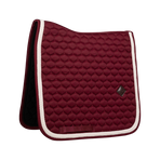 Kentucky Horsewear - Plaited Cord dressuurzadeldek bordeaux | - Ohlala