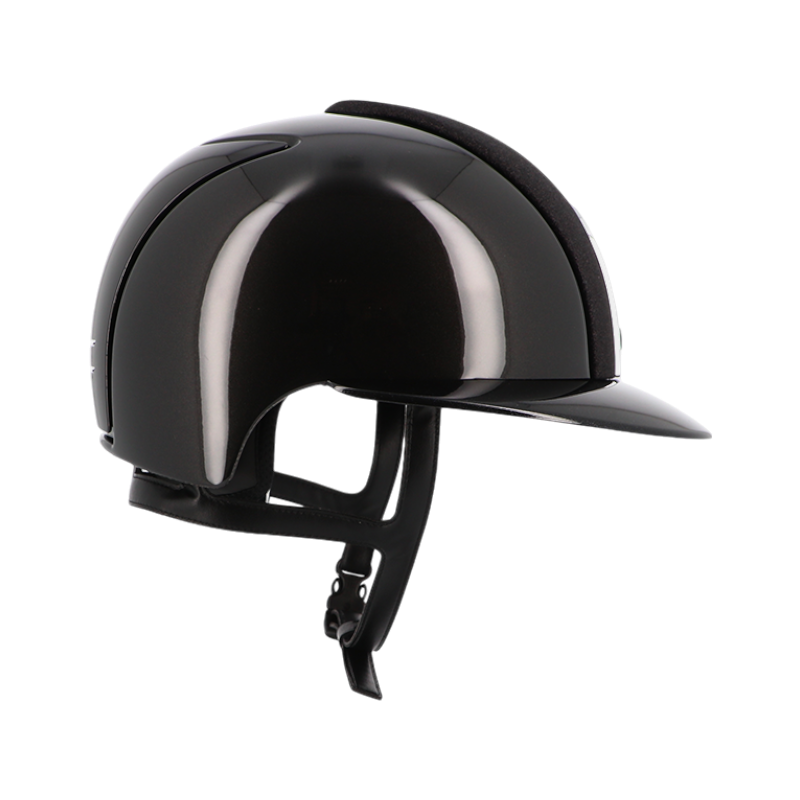 KEP - Casque Cromo 2.0 shine noir Star visière polo diamond
