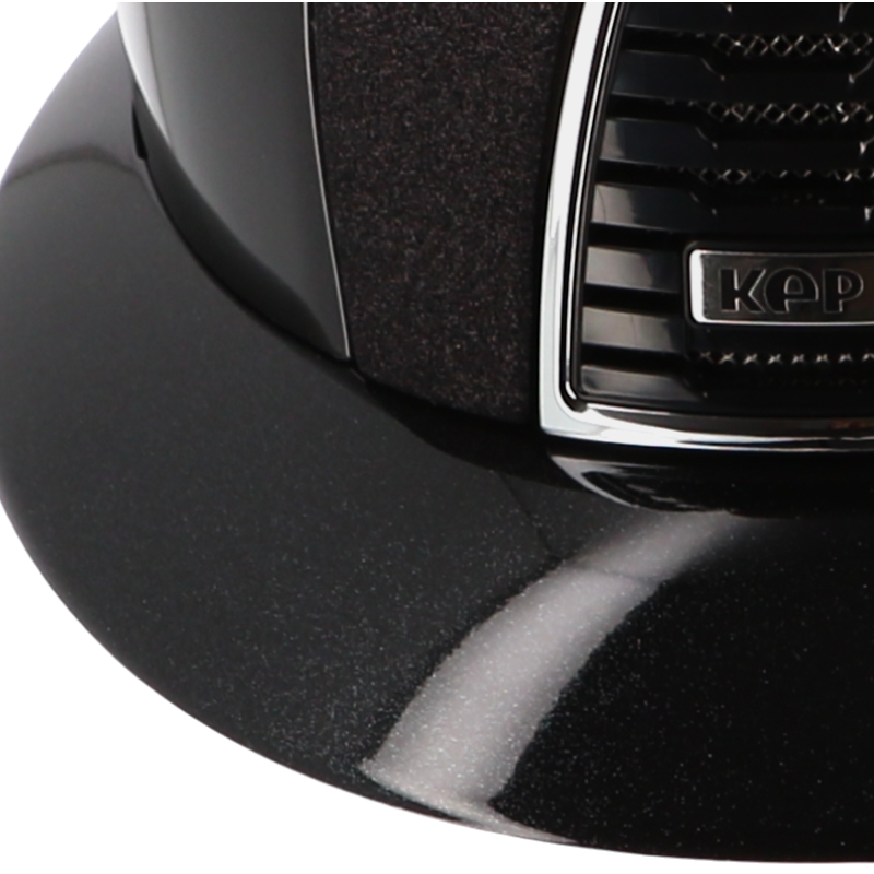 KEP - Casque Cromo 2.0 shine noir Star visière polo diamond