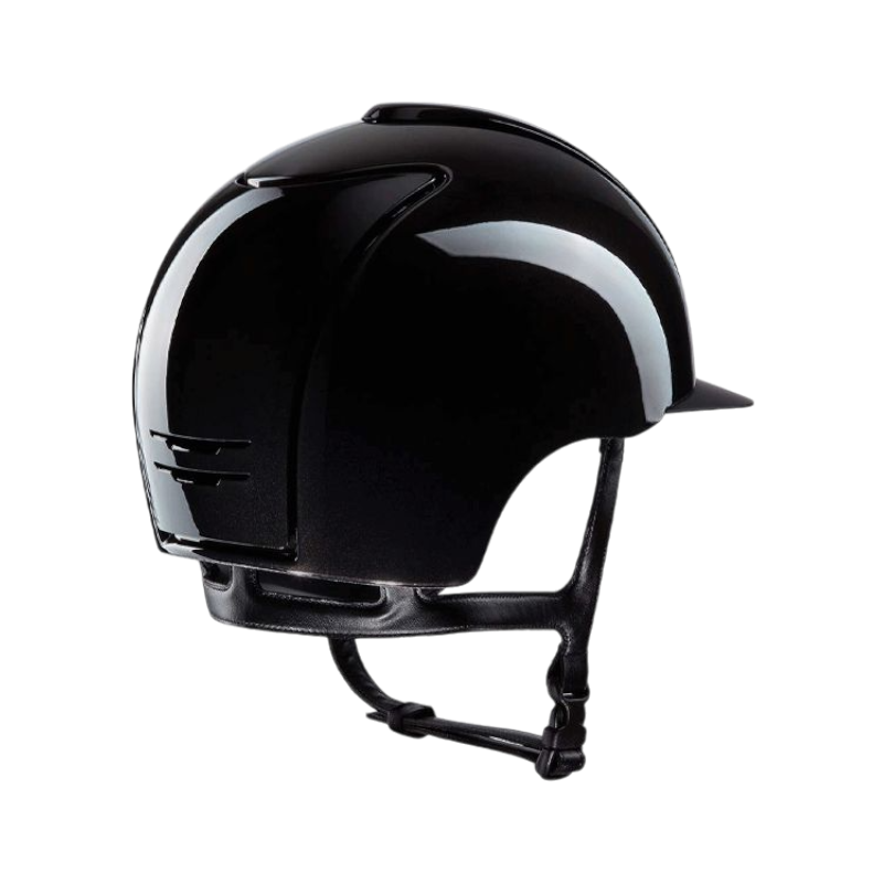 KEP - Casque d'équitation Cromo 2.0 Shine noir visière standard | - Ohlala
