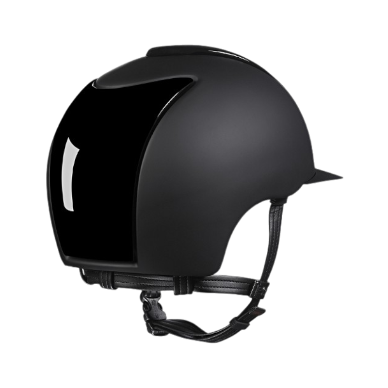 KEP - Casque d'équitation Cromo Textile/ Polish noir visière standard