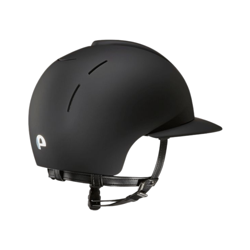 KEP - Casque d'équitation Smart matt noir visière polo | - Ohlala