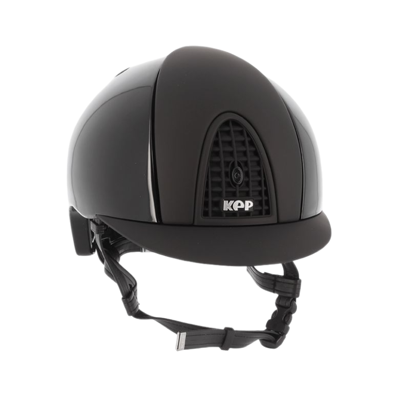 KEP - Casque personnalisé Cromo Polish noir/ détails opaques | - Ohlala