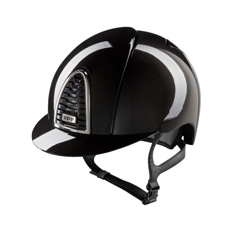 KEP - Casque d'équitation Cromo 2.0 New Shine black visière standard | - Ohlala