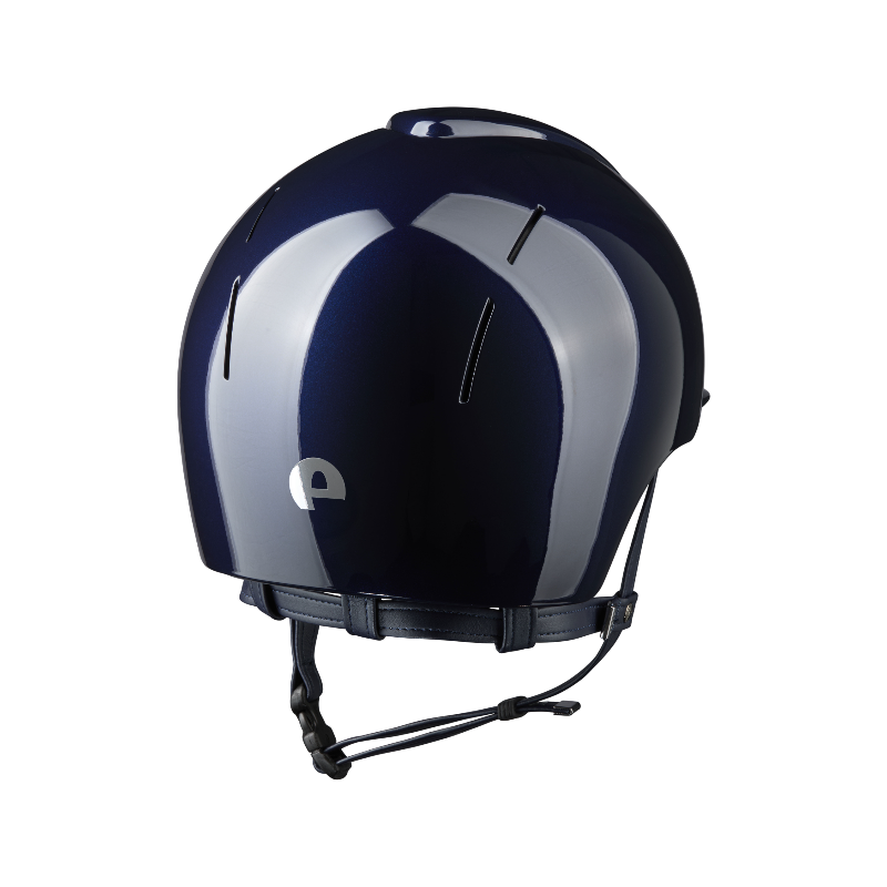 KEP - Casque d'équitation Smart Nova Metal Polish blue visière standard
