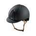 KEP - Casque d'équitation Smart Nova Textile black Star black visière standard jugulaire beige | - Ohlala