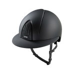 KEP - Casque d'équitation Smart Nova Textile black visière polo | - Ohlala