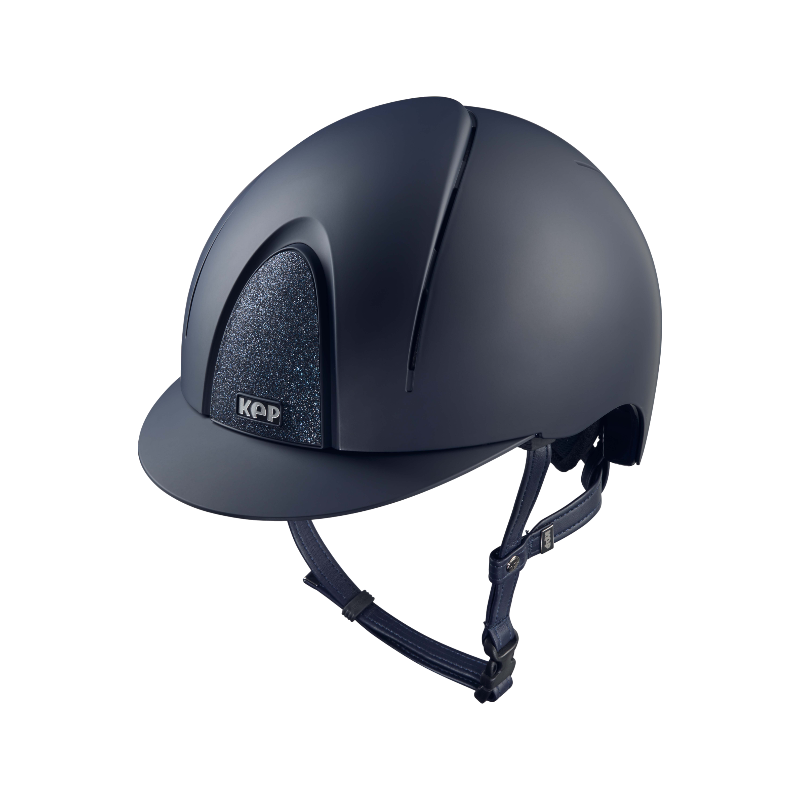 KEP - Casque d'équitation Smart Nova Textile blue Star blue visière standard | - Ohlala