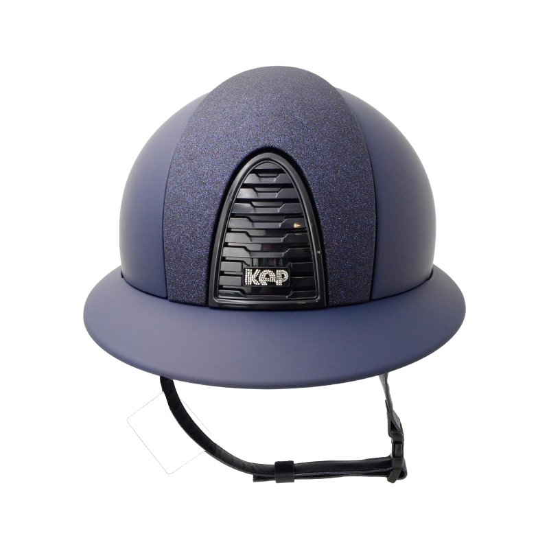KEP - Casque d'équitation Cromo 2.0 édition limitée Star blue visière polo | - Ohlala