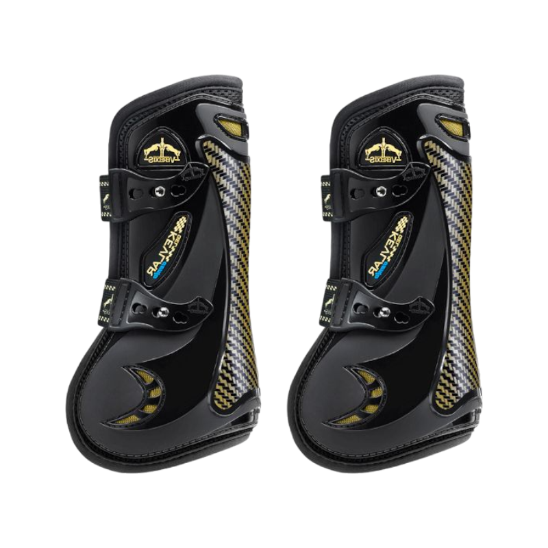 Veredus - Guêtres ouvertes Kevlar Gel Vento Noir x2