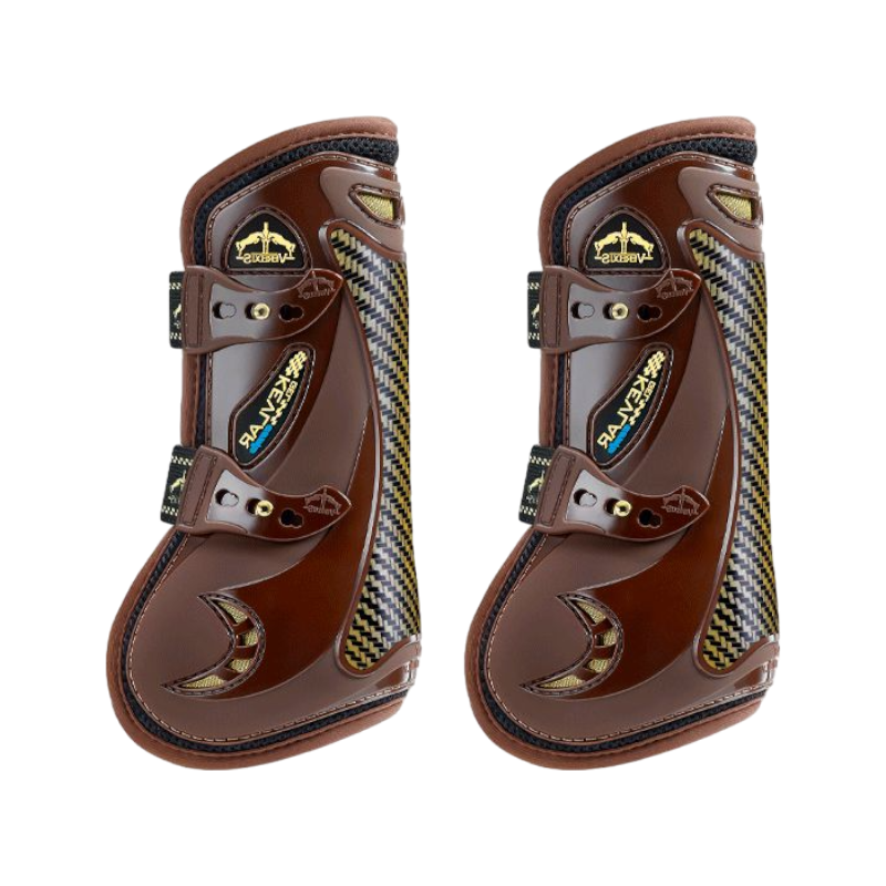 Veredus - Guêtres ouvertes Kevlar Gel Vento Marron  x2 | - Ohlala