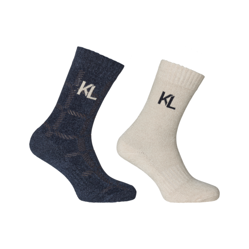 Kingsland - Chaussettes courtes KLAshley marine/ beige dove (x2)