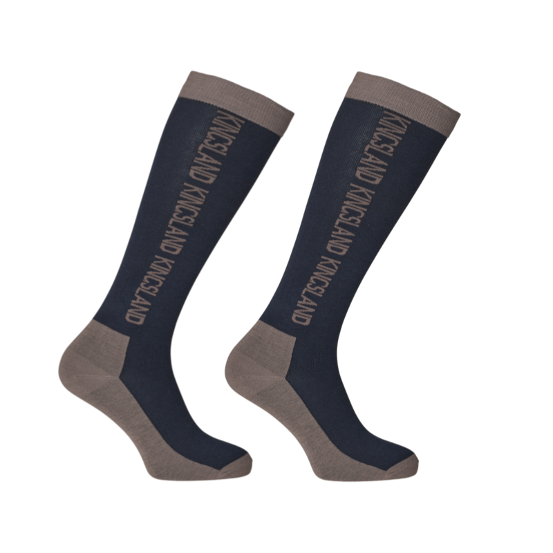 Kingsland - Chaussettes d'équitation KLAlly Coolmax marine