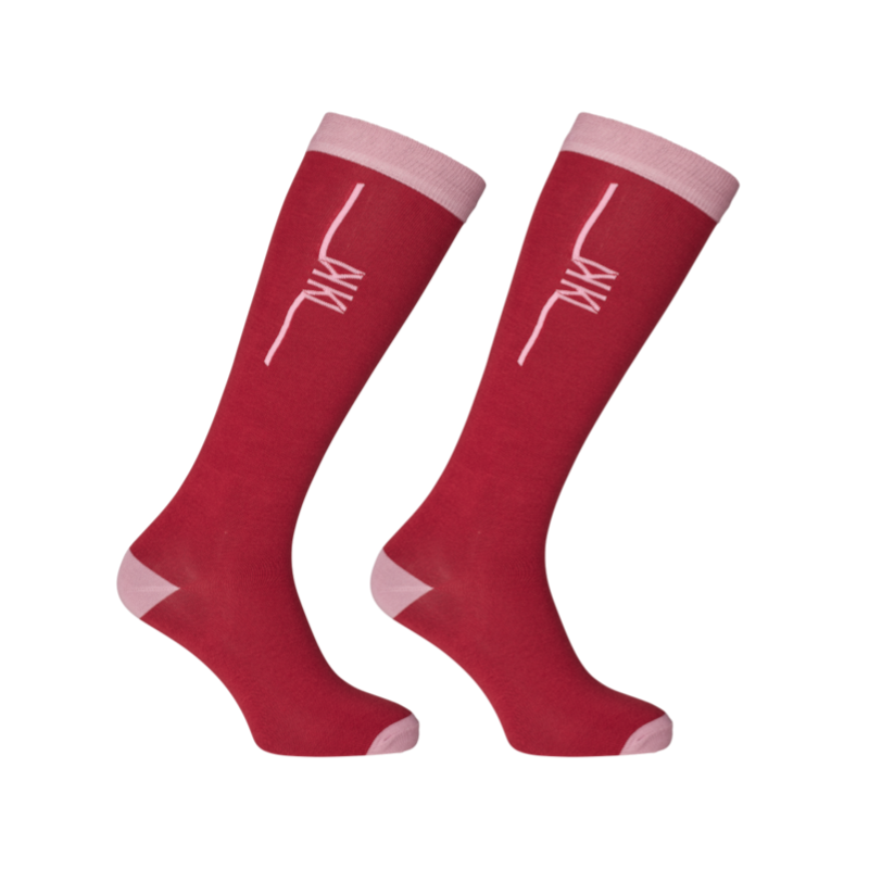 Kingsland - Chaussettes d'équitation KLAmy Coolmax garnet