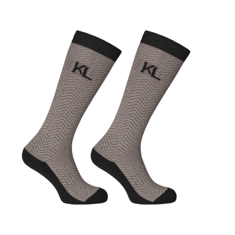 Kingsland - Chaussettes d'équitation KLAudrey brown iron