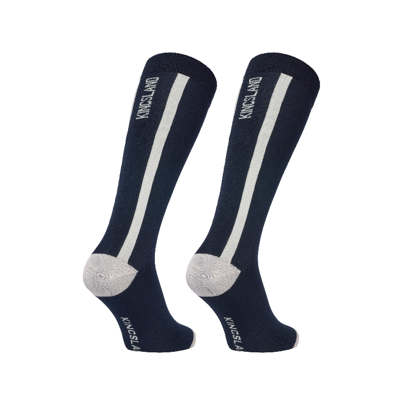 Kingsland - Chaussettes d'équitation KLLaura Coolmax marine (x2) | - Ohlala