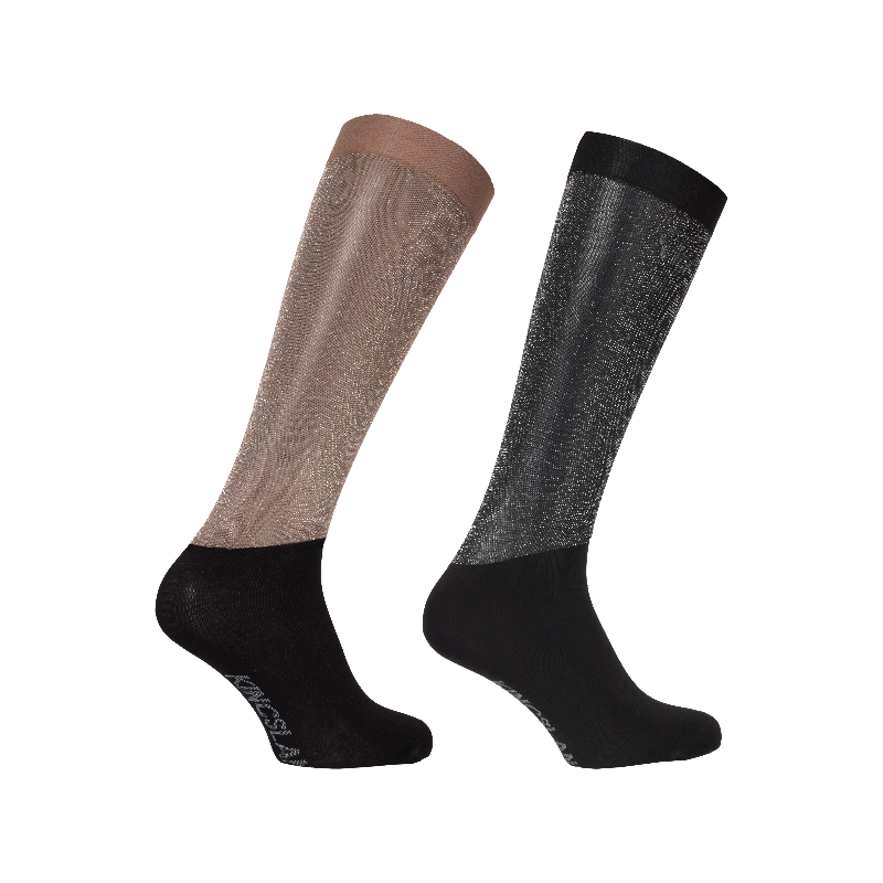 Kingsland - Chaussettes d'équitation KLLea Glitter Show Socks (x2) | - Ohlala