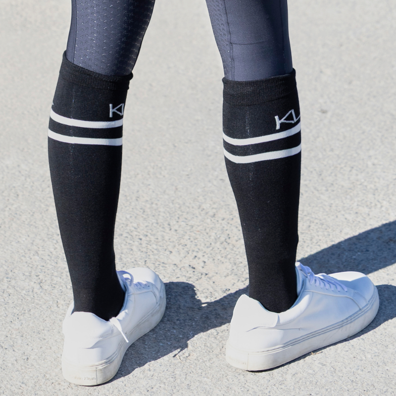 Kingsland - Chaussettes d'équitation KLLizette Coolmax noir (x1) | - Ohlala