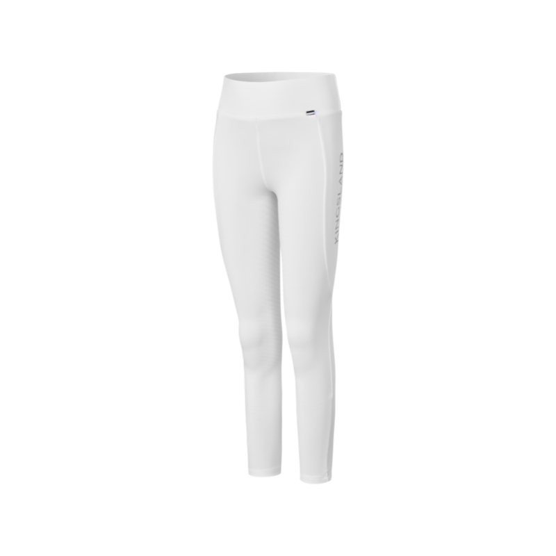 Kingsland - Legging d'équitation junior KLAlexis full grip blanc