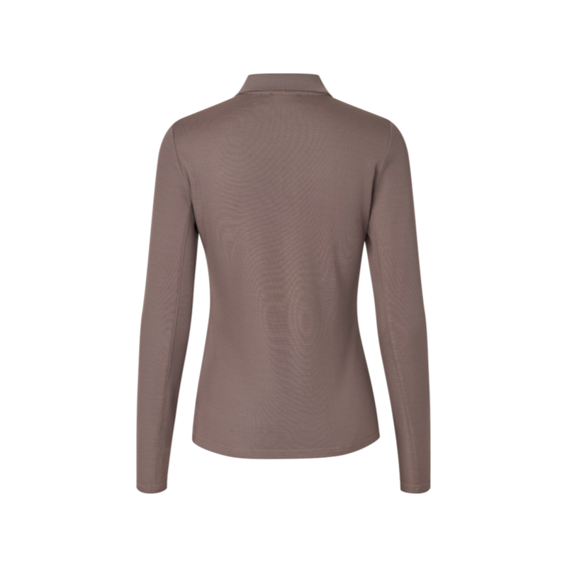 Kingsland - Polo manches longues femme KLAmy brown iron