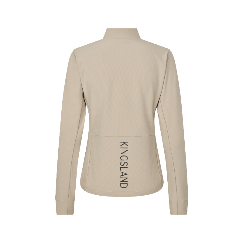 Kingsland - Pull polaire manches longues femme KLNessa beige cobblestone | - Ohlala