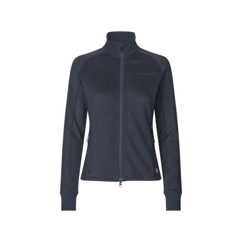 Kingsland - Veste polaire zippée manches longues femme KLAlly marine