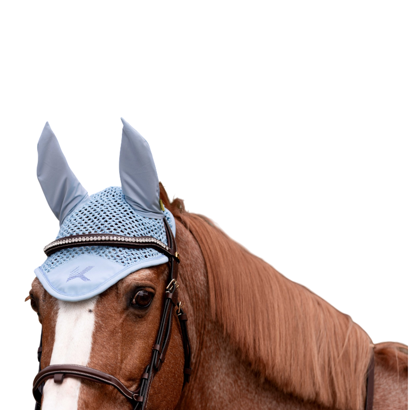 K By Equithème - Bonnet pour chevaux K-VEGA bleu ciel