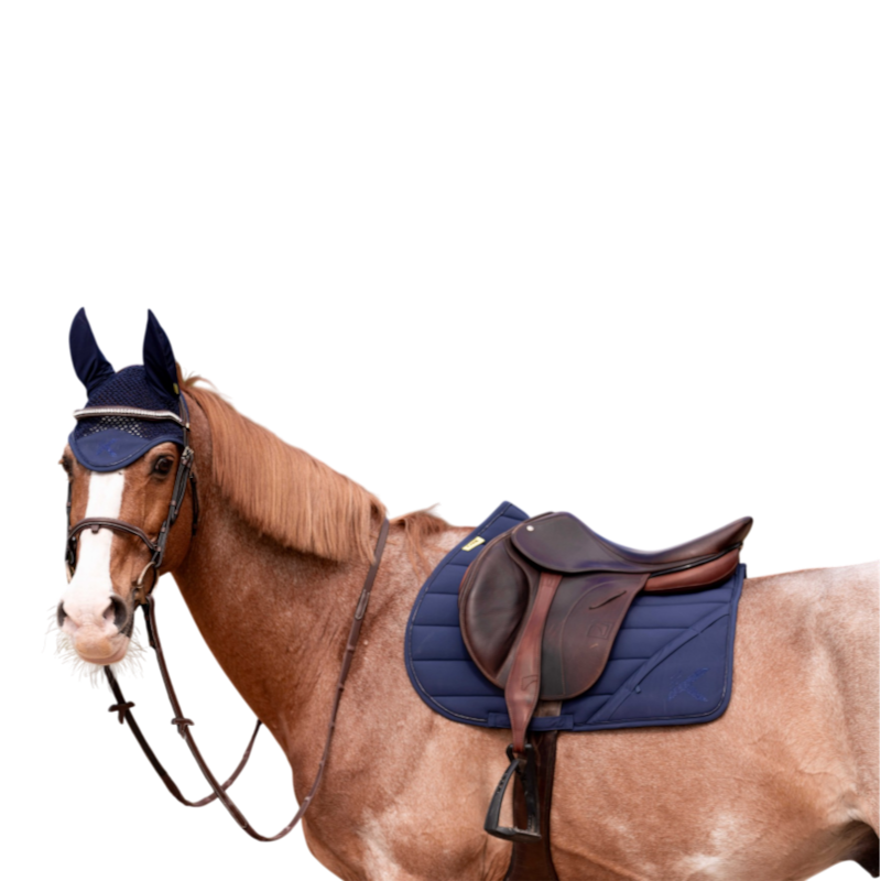 K By Equithème - Bonnet pour chevaux K-VEGA marine