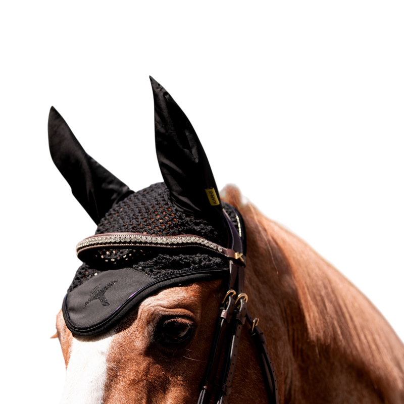K By Equithème - Bonnet pour chevaux K-VEGA noir