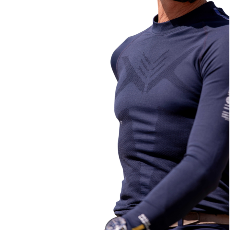 K By Equithème - Baselayer homme Seamless K-PRECISION marine
