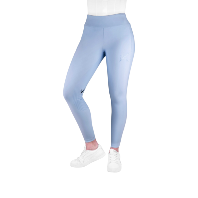 K By Equithème - Legging d’équitation femme K-GRIP bleu ciel
