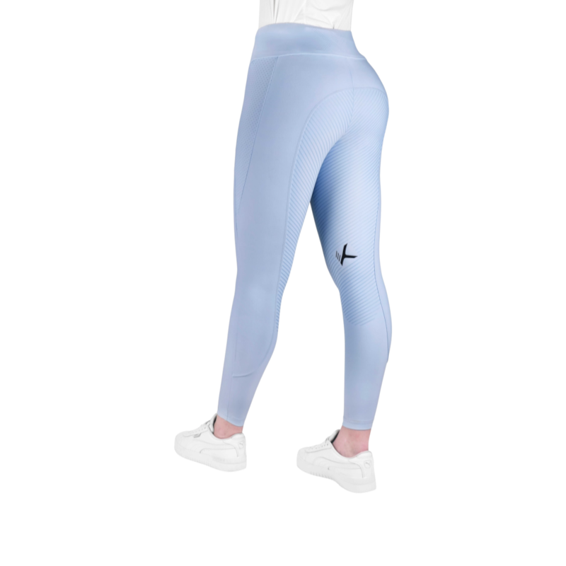 K By Equithème - Legging d’équitation femme K-GRIP bleu ciel