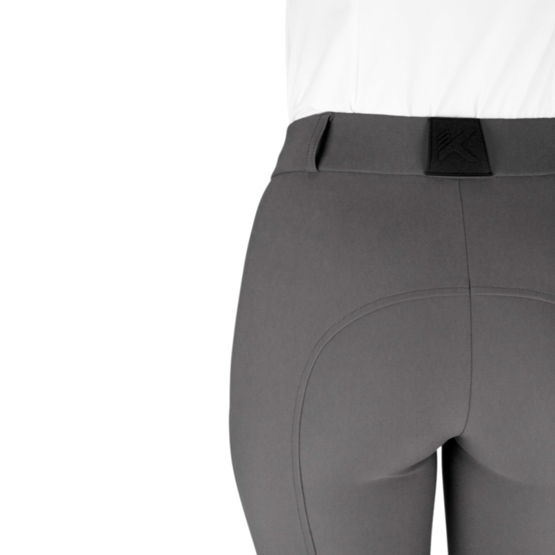 K By Equithème - Pantalon d’équitation femme K-EXPLORE anthracite